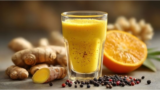 Add a turmeric shot to your mornings for a gentle boost that supports overall health (Adobe Stock)