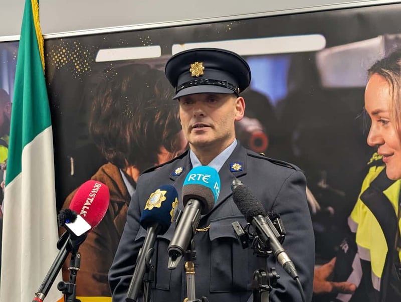 Garda Jeremiah Bourke, 51, the oldest-ever recruit to graduate from the Garda College.  Photograph: Cillian Sherlock/PA Wire