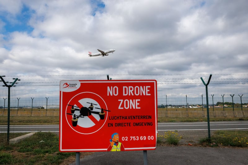 Drone incursions around European airports have increased in recent months. Photograph: EPA