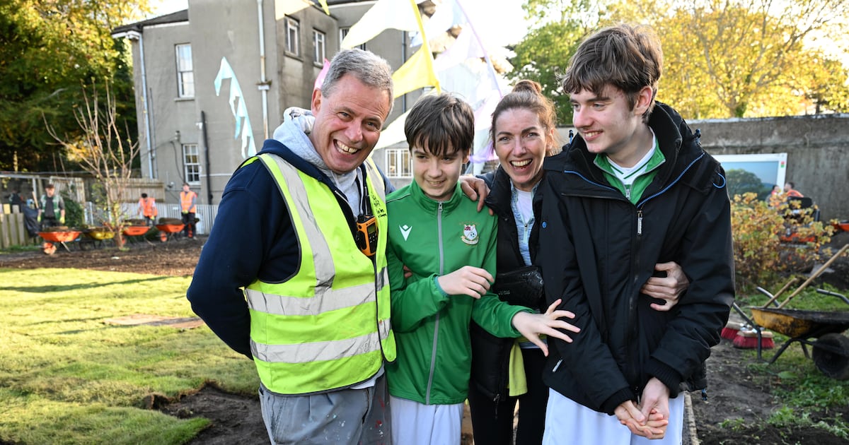 Joy for Dublin special school after garden transformed into autism-friendly space – The Irish Times