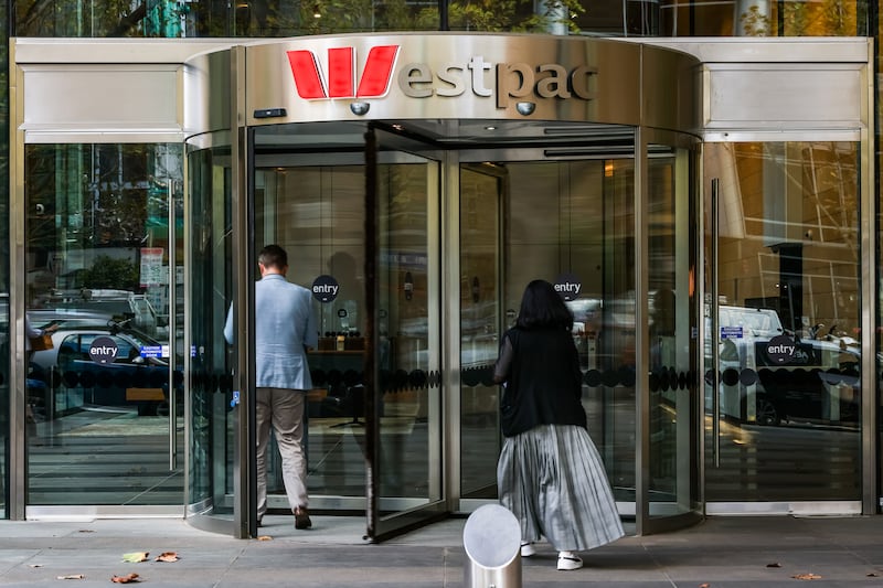A Westpac bank in Melbourne.  Photograph:  Asanka Ratnayake/Getty Images
