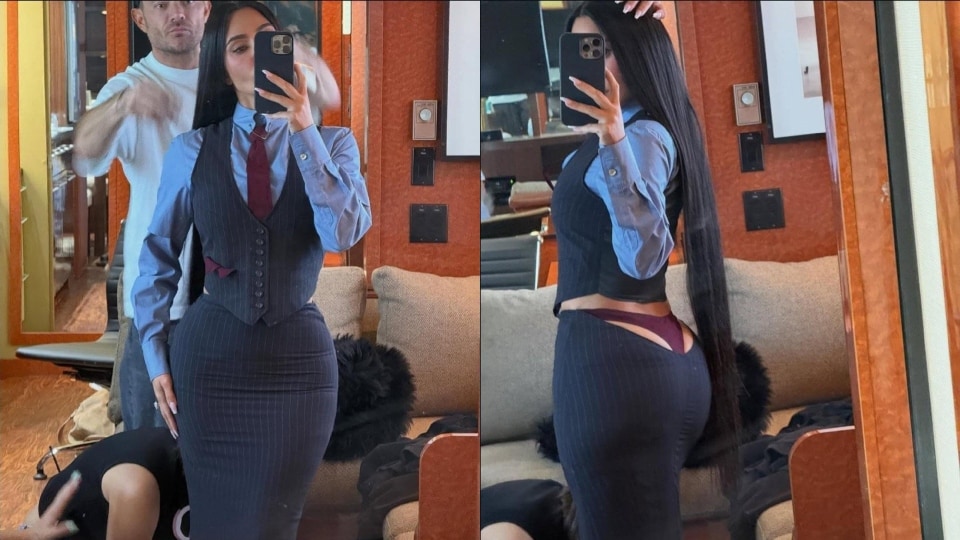 Kim Kardashian's whale tail caught everyone's attention on All's Fair.