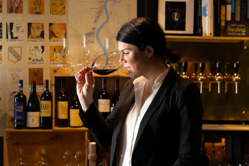 Sommelier Morgan VanderKamer of Union, Waterford. Photograph: Patrick Browne