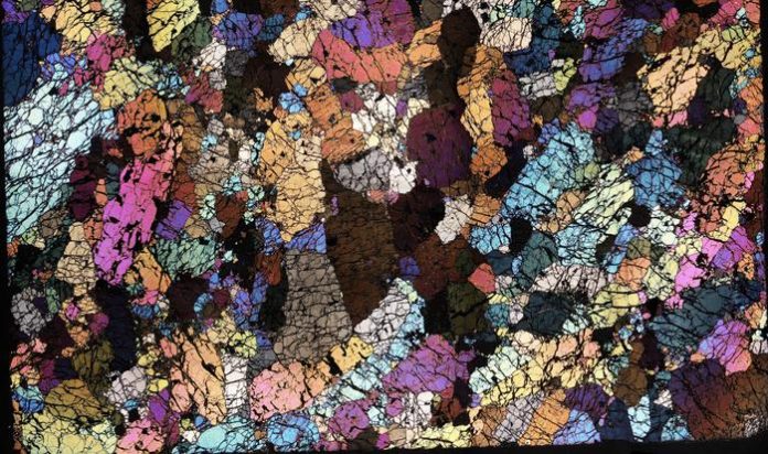 A piece of the lowermost continental mantle (the crystalline roots of the continents). This represents the material that the research proposes is removed and swept sideways into the oceanic mantle Credit Prof Tom Gernon, University of Southampton