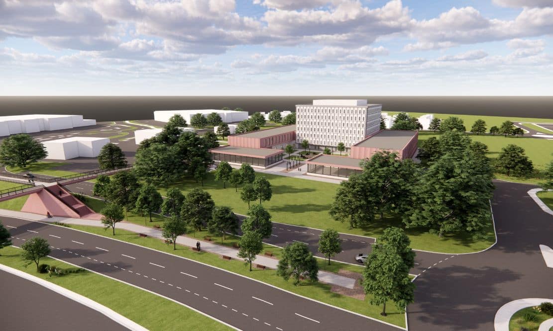 Architect’s conceptual design places Marlborough House at ‘true heart’ of ‘future’ Craigavon  – Armagh I