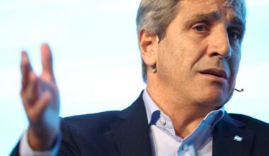 Argentina will build reserves and buy back bonds, Caputo tells bankers, Bloomberg News reports