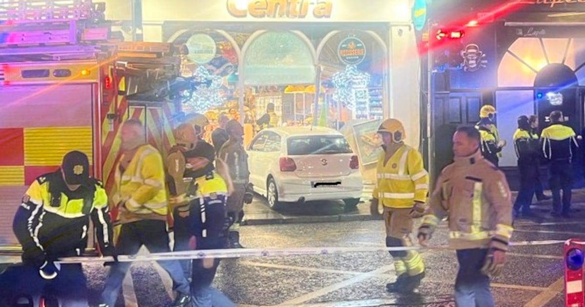 Car crashes into shopfront on busy Dublin city centre street – The Irish Times