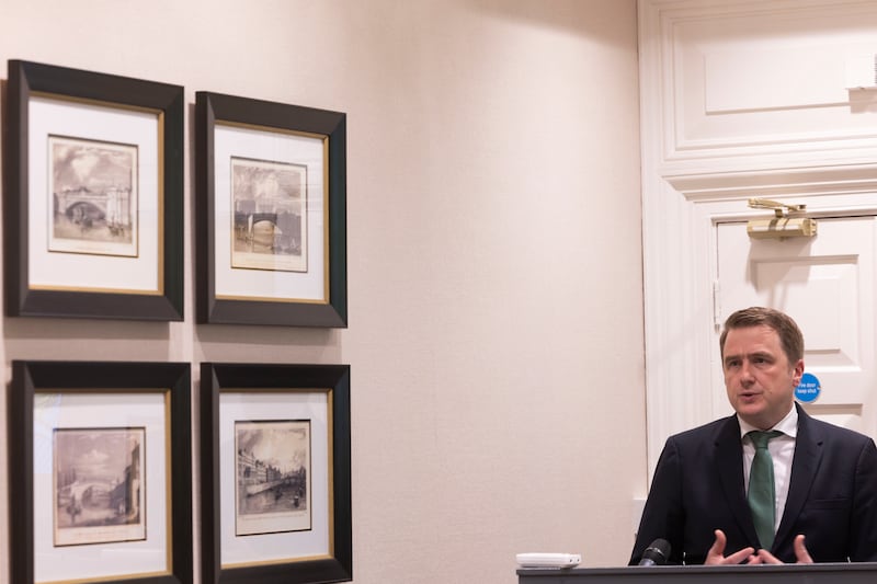 Minister for Housing James Browne said the new plan recognises we are in a housing crisis. Photograph: Sam Boal/Collins Photos 