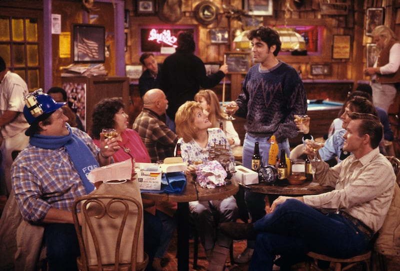 Roseanne: George Clooney in the US sitcom in 1989. Photograph: ABC/Disney/Getty