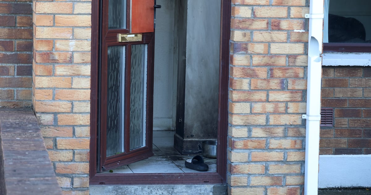 Woman was sprayed with a substance and set on fire after answering door at house in Dublin – The Irish Times