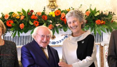 Michael D Higgins welcomes ex-rival Catherine Connolly to Áras with a word on ‘importance’ of the press – The Irish Times
