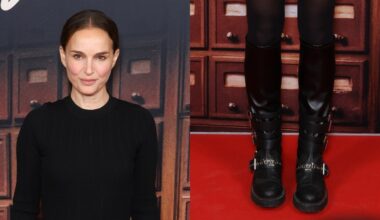 Natalie Portman attends the 'Vie Privée' premiere at Pathé Palace on Nov. 20, 2025 in Paris, France.