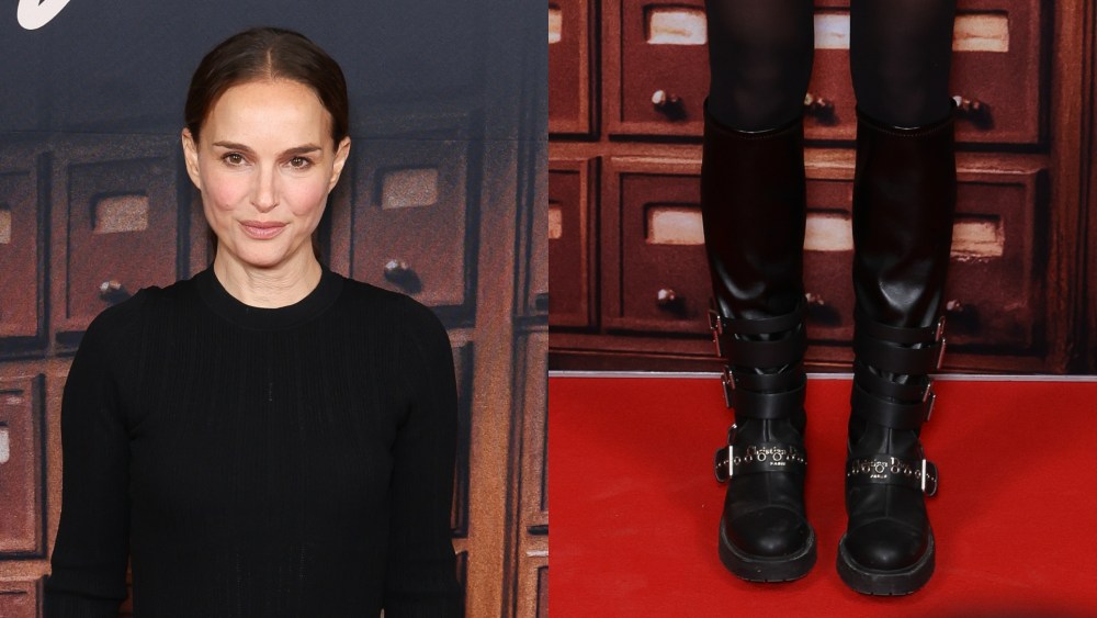 Natalie Portman attends the 'Vie Privée' premiere at Pathé Palace on Nov. 20, 2025 in Paris, France.