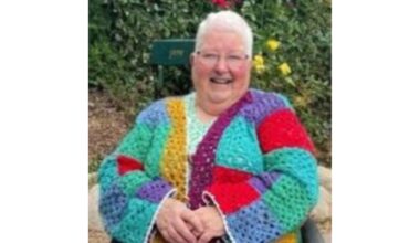 Rev. Shiela Johnson (née Rowe), Rainbow's End, Carrickmacafferty, Derrybeg, Co. Donegal - Highland Radio
