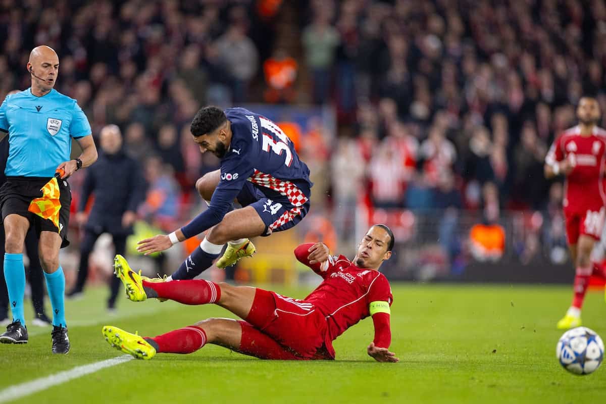 Football – UEFA Champions League – League Phase – Liverpool FC v PSV Eindhoven