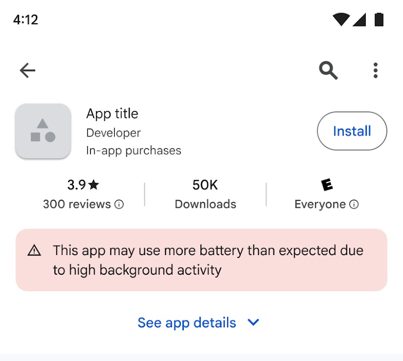 Play Store Battery Drain App Lable Play Store Battery Drain App Lable