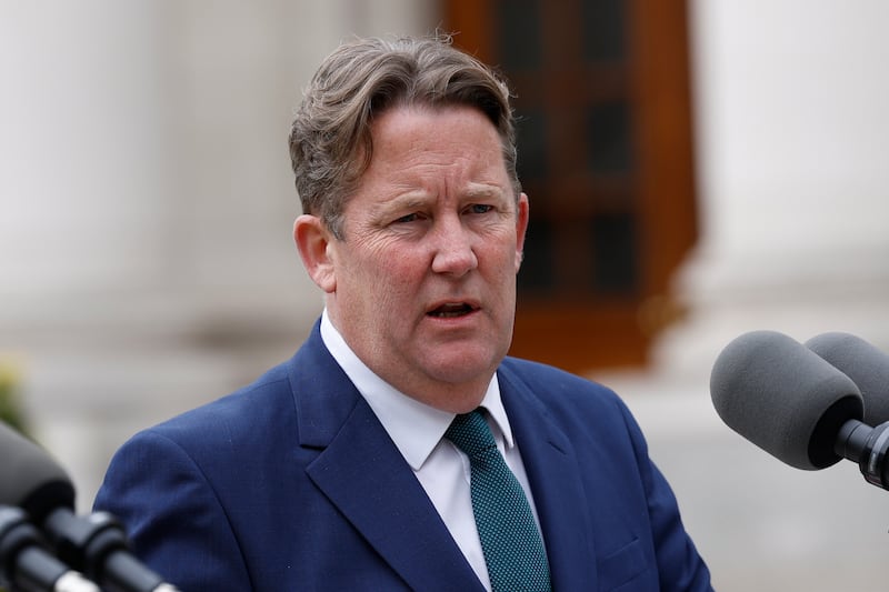 Minister for Climate Darragh O’Brien. Photograph: Conor Ó'Mearáin/Collins Photo Agency