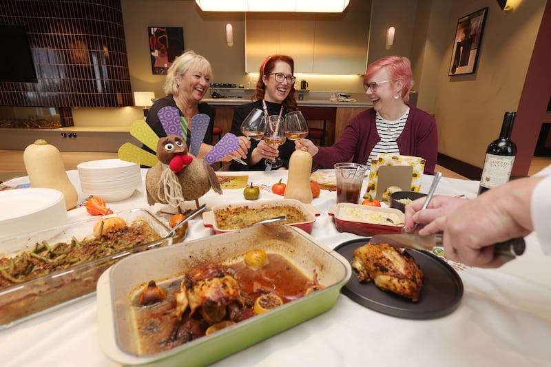 Christina Campbell, Tania Etter and Molly Coyle Shibley. Photograph: Alan Betson
