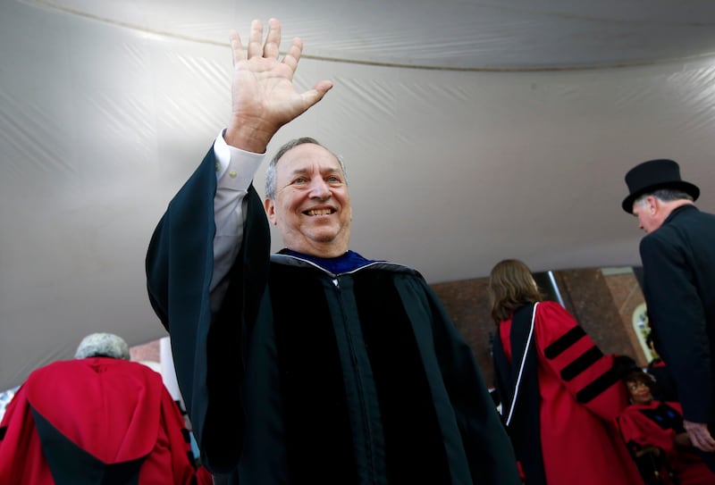 Lawrence Summers: his detractors say his blunt manner was never a good fit for Harvard. File photograph: Michael Dwyer/AP