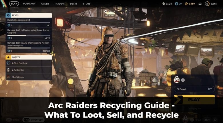 Recycling guide Arc Raiders