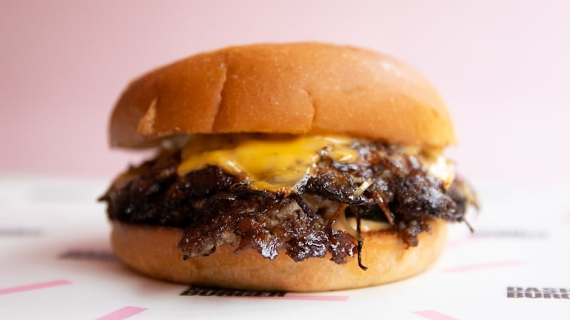 Double smash burger from Dash Burger