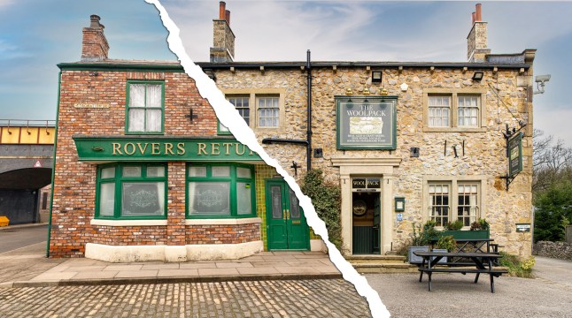The Rovers Return from Coronation Street and Emmerdale Woolpack pub