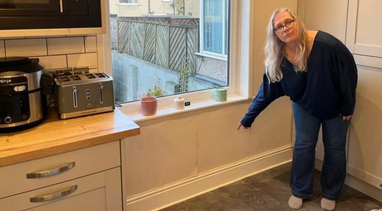 Ailsa White had botched cavity wall insulation installed in her home under a Government scheme. She says it has ruined her life and she feels trapped in a house she cannot sell