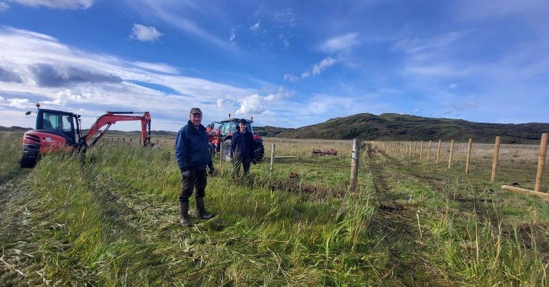 Works underway on 2,000 metre fence to protect south Donegal birds