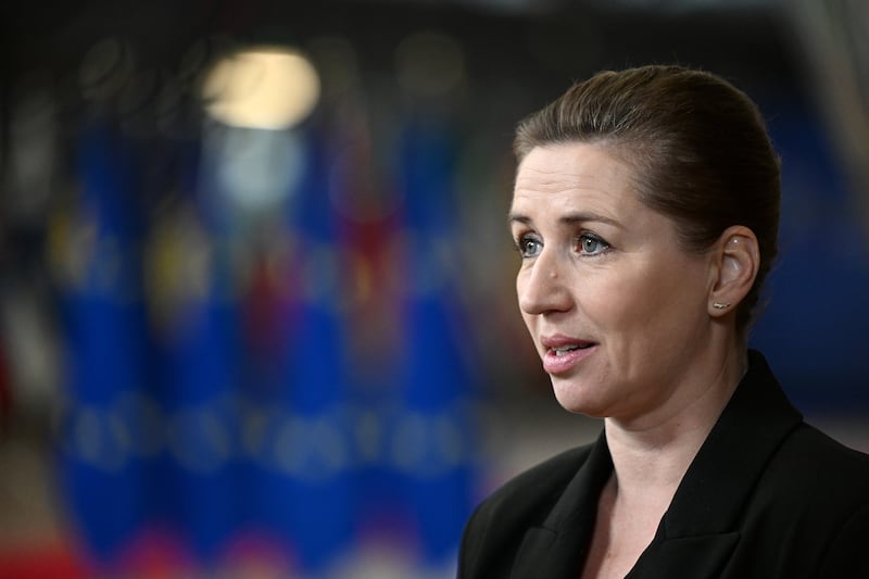 Denmark's prime minister Mette Frederiksen. Photograph: John Thys/AFP via Getty Images