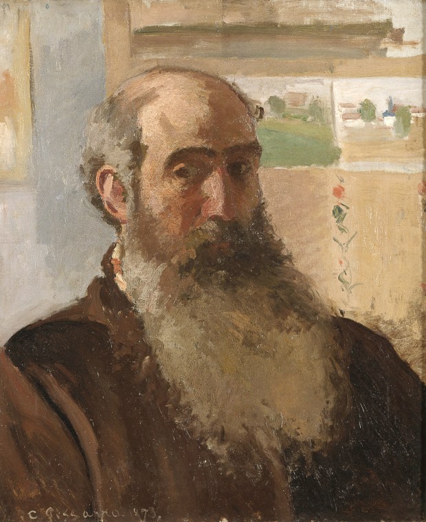 A self-portrait from Camille Pissarro, painted in 1873. (Provided by the Denver Art Museum)