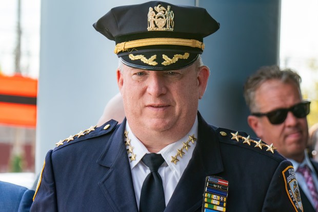 NYPD Chief of Department John Chell is pictured in Queens on Monday, Aug. 25, 2025. (Theodore Parisienne / New York Daily News)