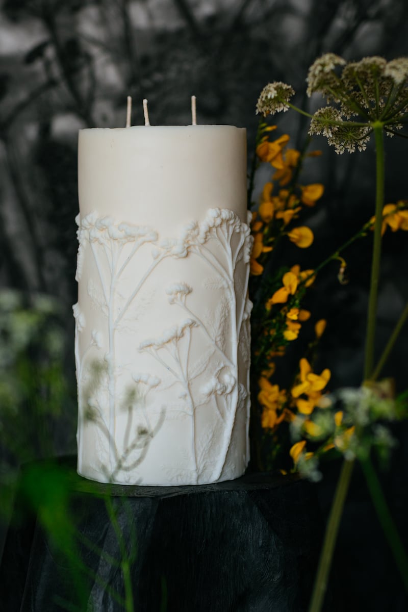 Achilles candle by Erica Devine