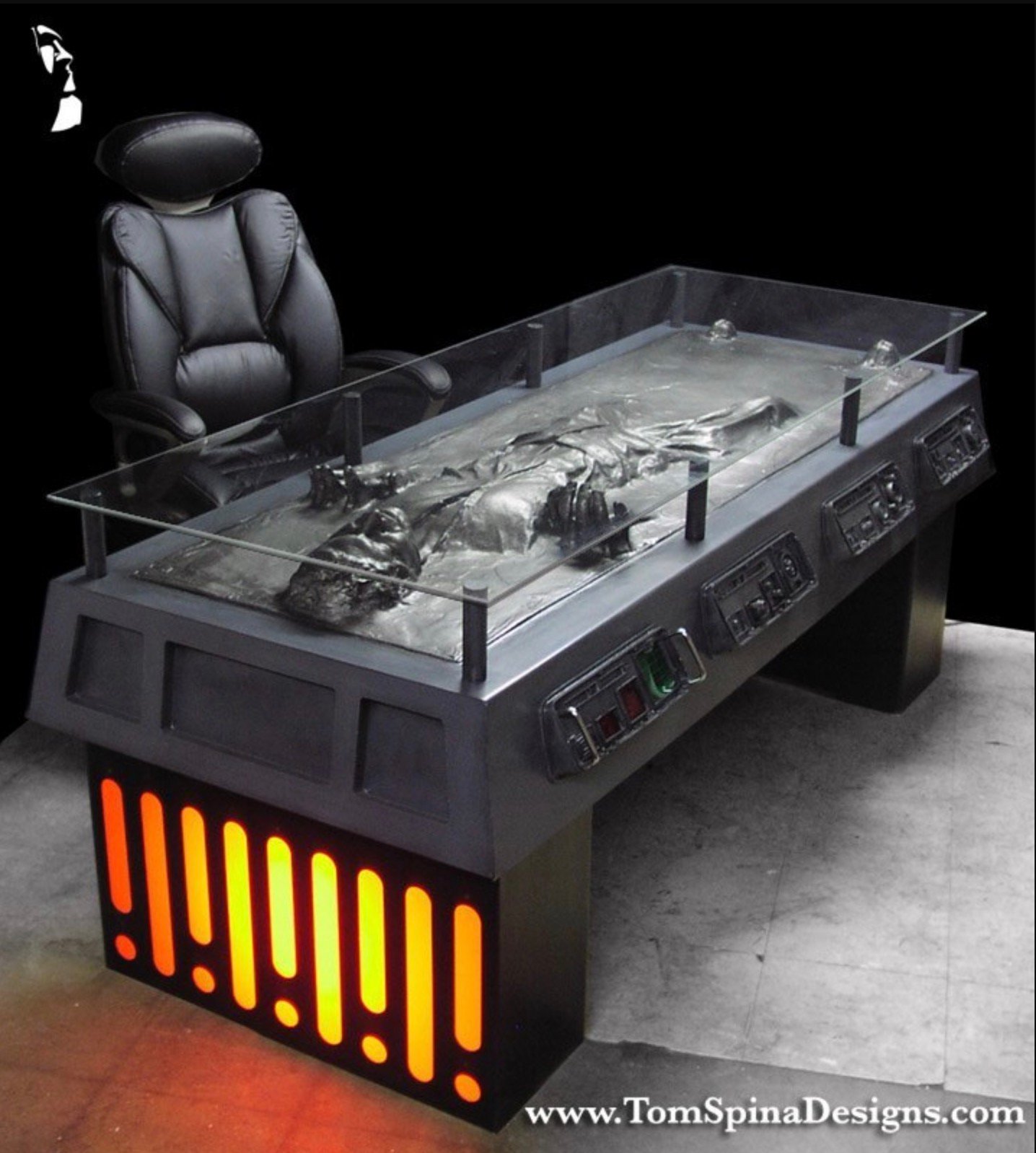 Tom Spina Han Carbonite Desk