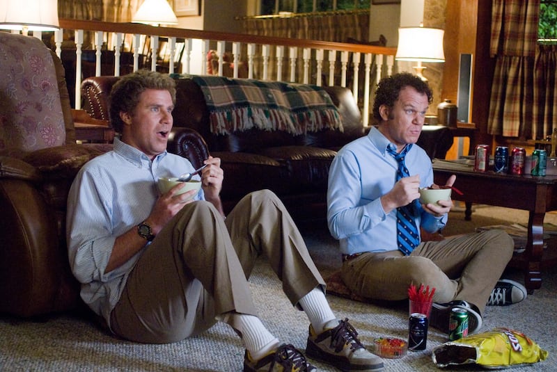 Step Brothers: Will Ferrell and John C Reilly in Adam McKay's 2008 film. Photograph: Gemma La Mana/Columbia Pictures