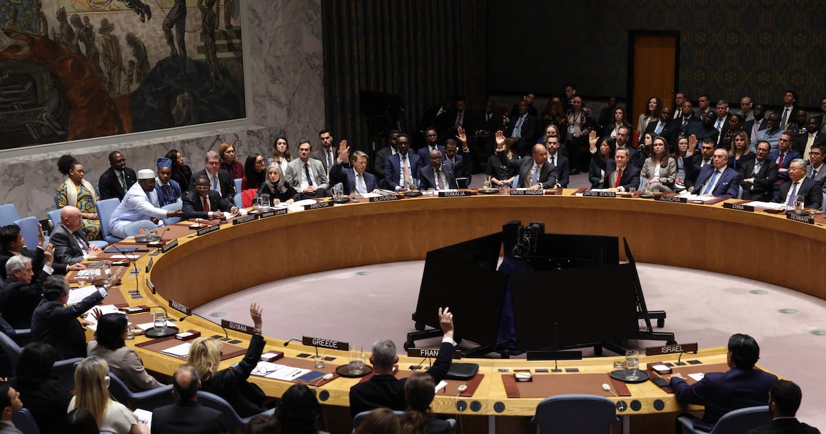 UN Security Council votes to adopt US resolution on Trump’s Gaza peace plan – The Irish Times