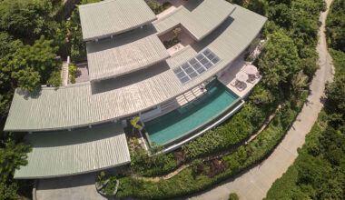 Villa Boe Is Built in Layers Along a Hillside in Lombok, Indonesia