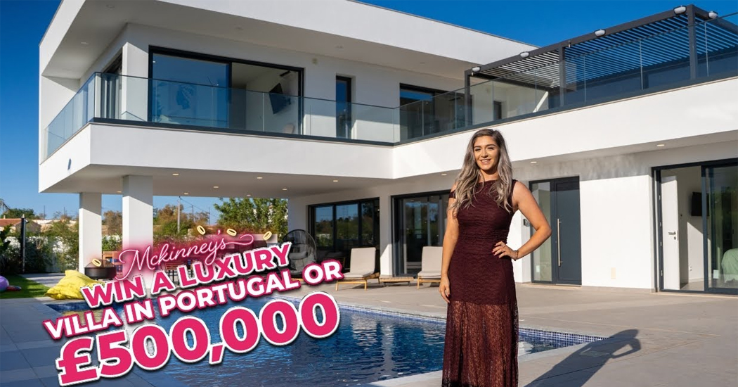 Draw closes TONIGHT for dream Portuguese villa or £500,000 cash prize!