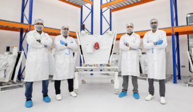 Abu Dhabi reaches for the stars with launch of space site that can produce 50 satellites a year