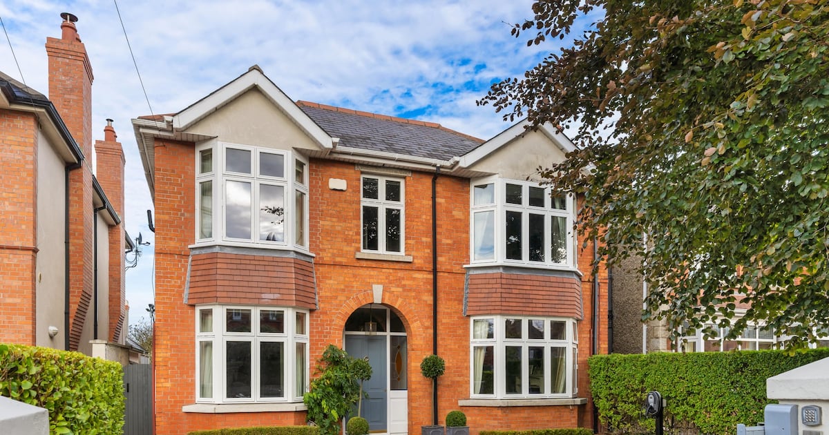 Double-fronted redbrick nestled between Ranelagh and Donnybrook for €2.75m – The Irish Times