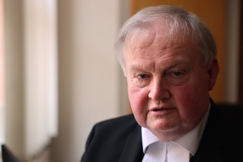 In a separate case, Judge Gerard Furlong granted a woman a protection order against her former partner whose behaviour, she said, was aggressive and unpredictable and was traumatising their 10-year-old daughter. Photograph: Dara Mac Dónaill