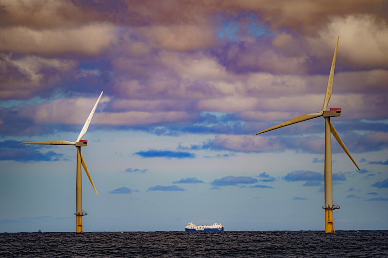 Wind energy: Ireland has an offshore wind target of 5GW by 2030 and 37GW by 2050. Photograph: Ben Birchall/PA Wire