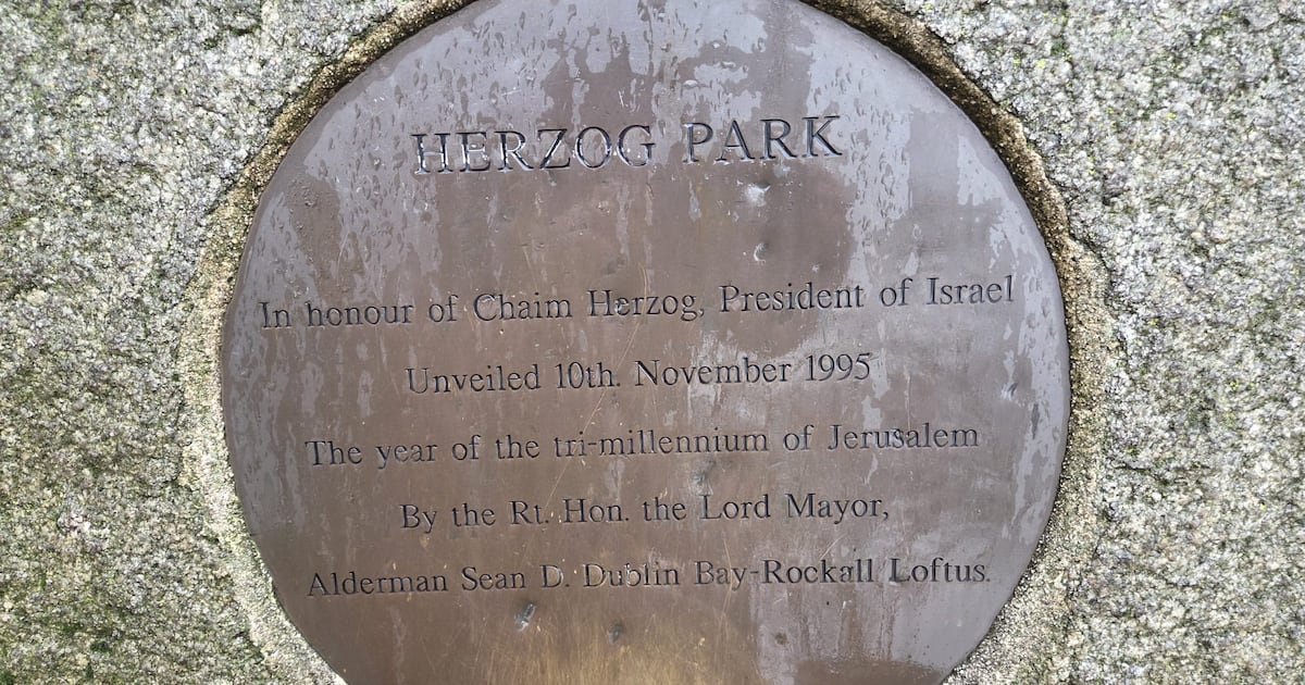 Dublin’s Herzog Park set to be ‘denamed’ by city councillors over Israel connections – The Irish Times