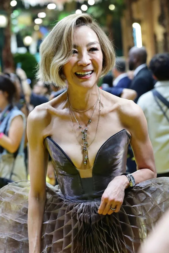 Getty Michelle Yeoh in Singapore on November 13, 2025