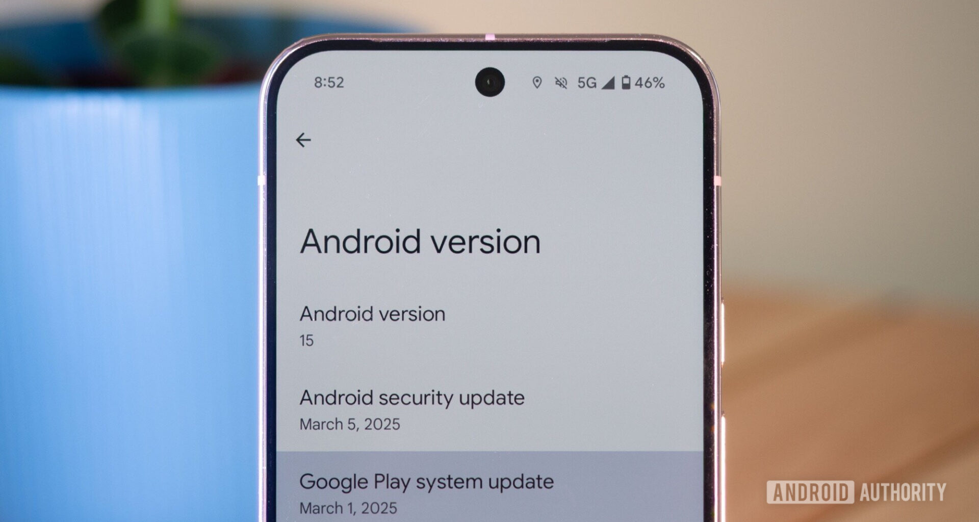 android version about security vs play system update