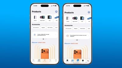 apple store app update liquid glass