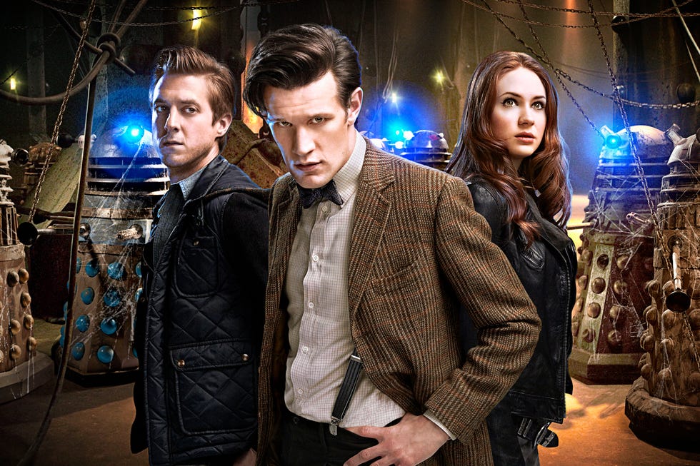arthur darvill, matt smith, karen gillan, doctor who