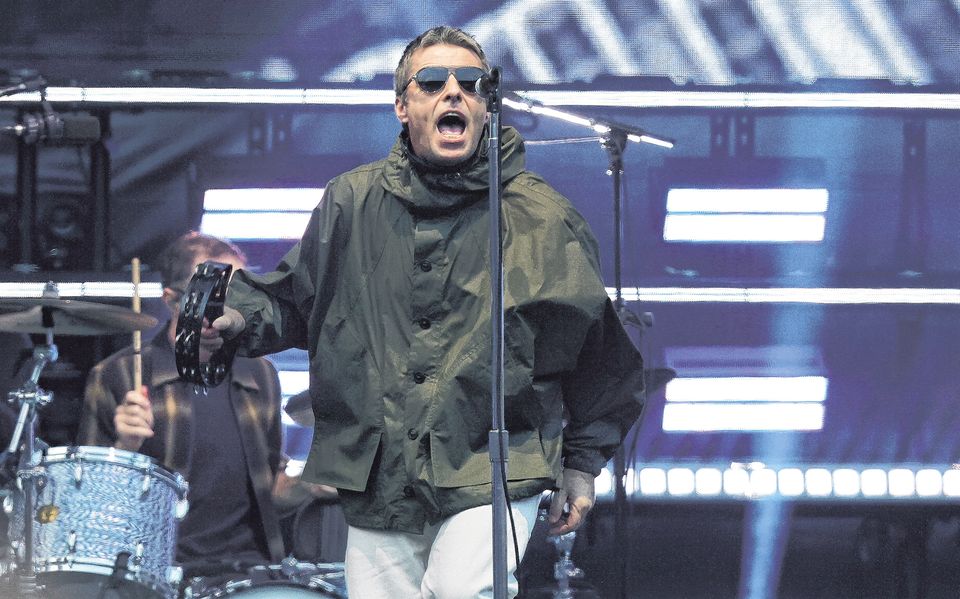 During one of Oasis' shows in Croke Park in August, Liam Gallagher dedicated the bands hit single ‘Roll With It’ to Charlestown. Photo: Steve Humphreys