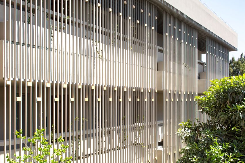 Facade view of hotel complex by BLUE Architecture Studio and the Urban Architecture Lab at Southeast University