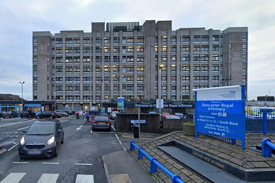 Google Maps Doncaster Royal Infirmary