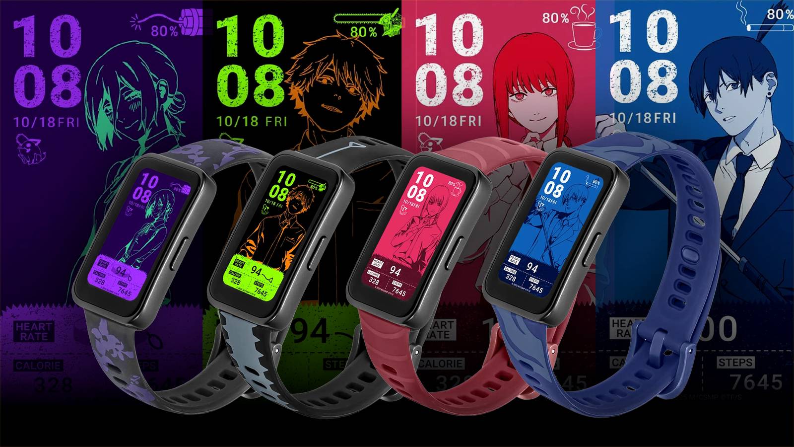 Chainsaw Man’s New Anime Smartwatches for Denji, Reze, Makima & Aki Go International
